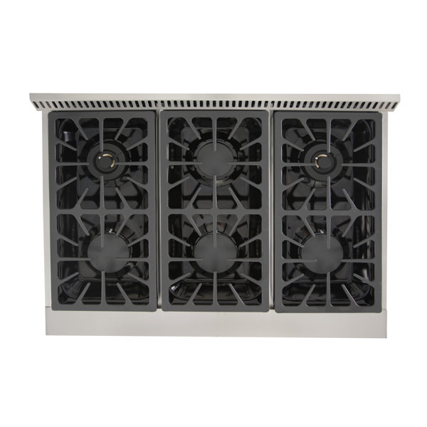 Kucht Professional 36" Natural Gas 6 Burner Cooktop & Reviews Wayfair